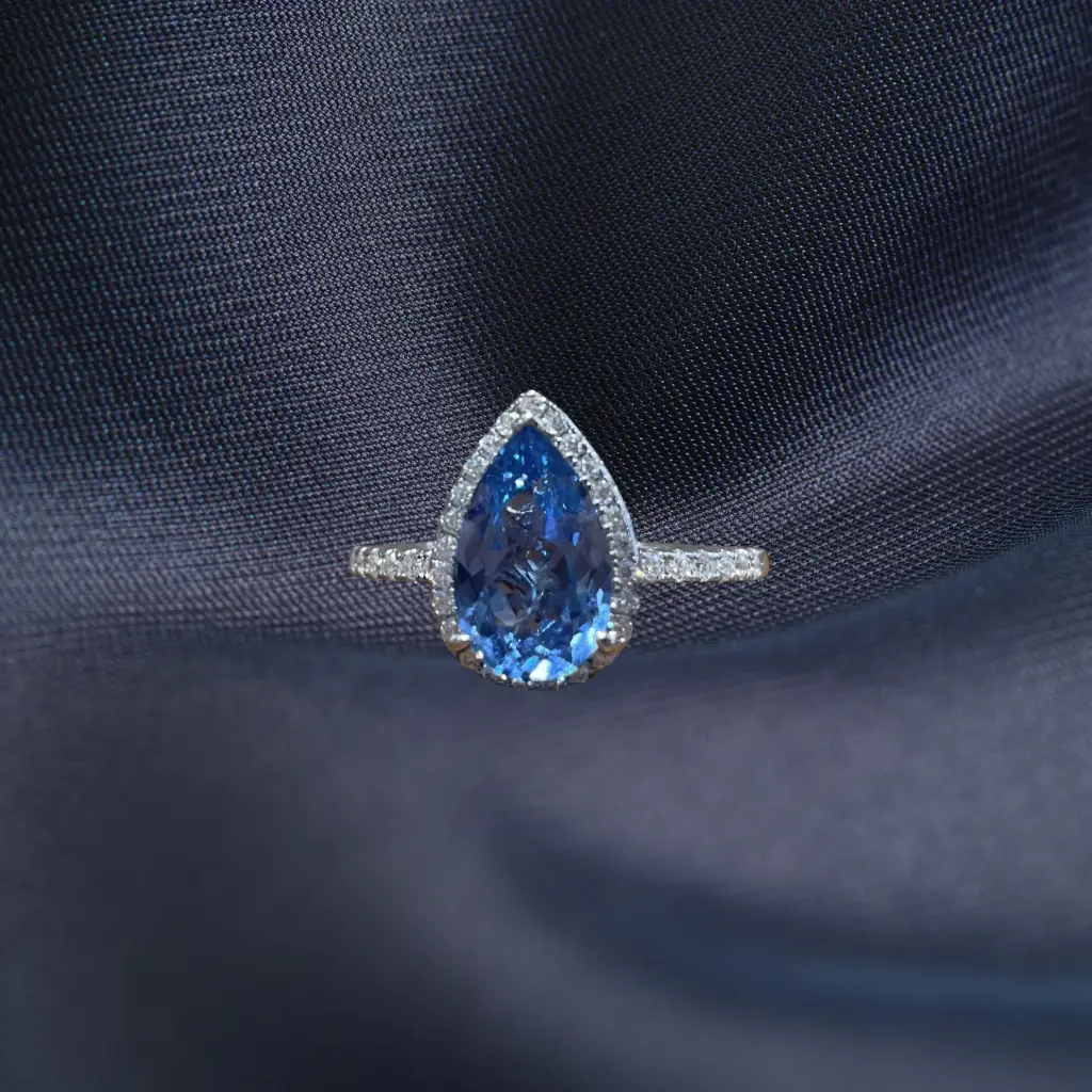 Bague Larme de lune