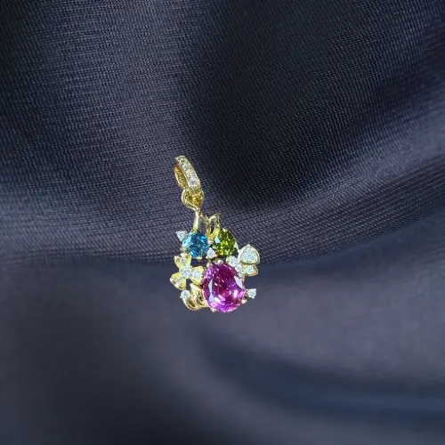 Collier Larmes d'Arc-en-ciel