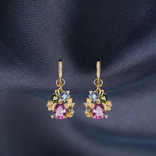 Boucles d'oreilles Larmes d'Arc-en-ciel