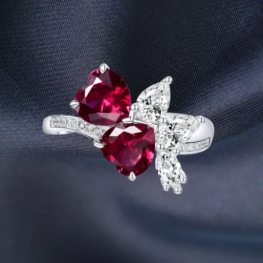 Bague Double passion