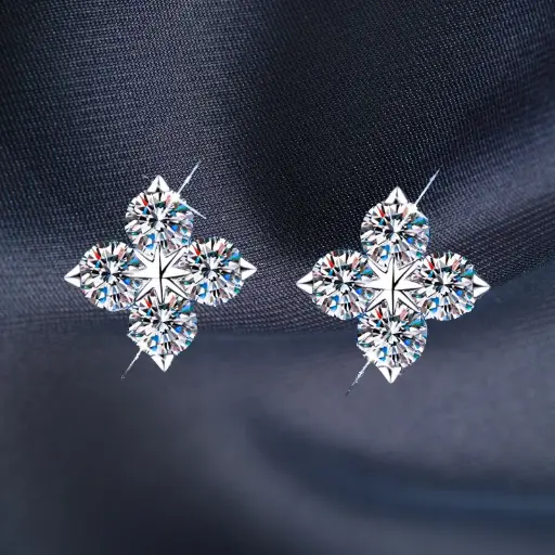 Boucles d'oreilles Etoiles polaires